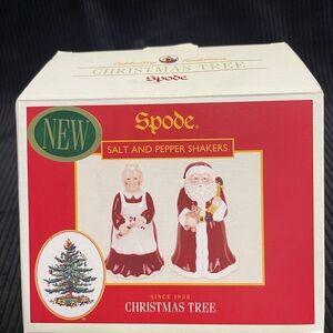 Spode Christmas Tree Salt and Pepper Shakers